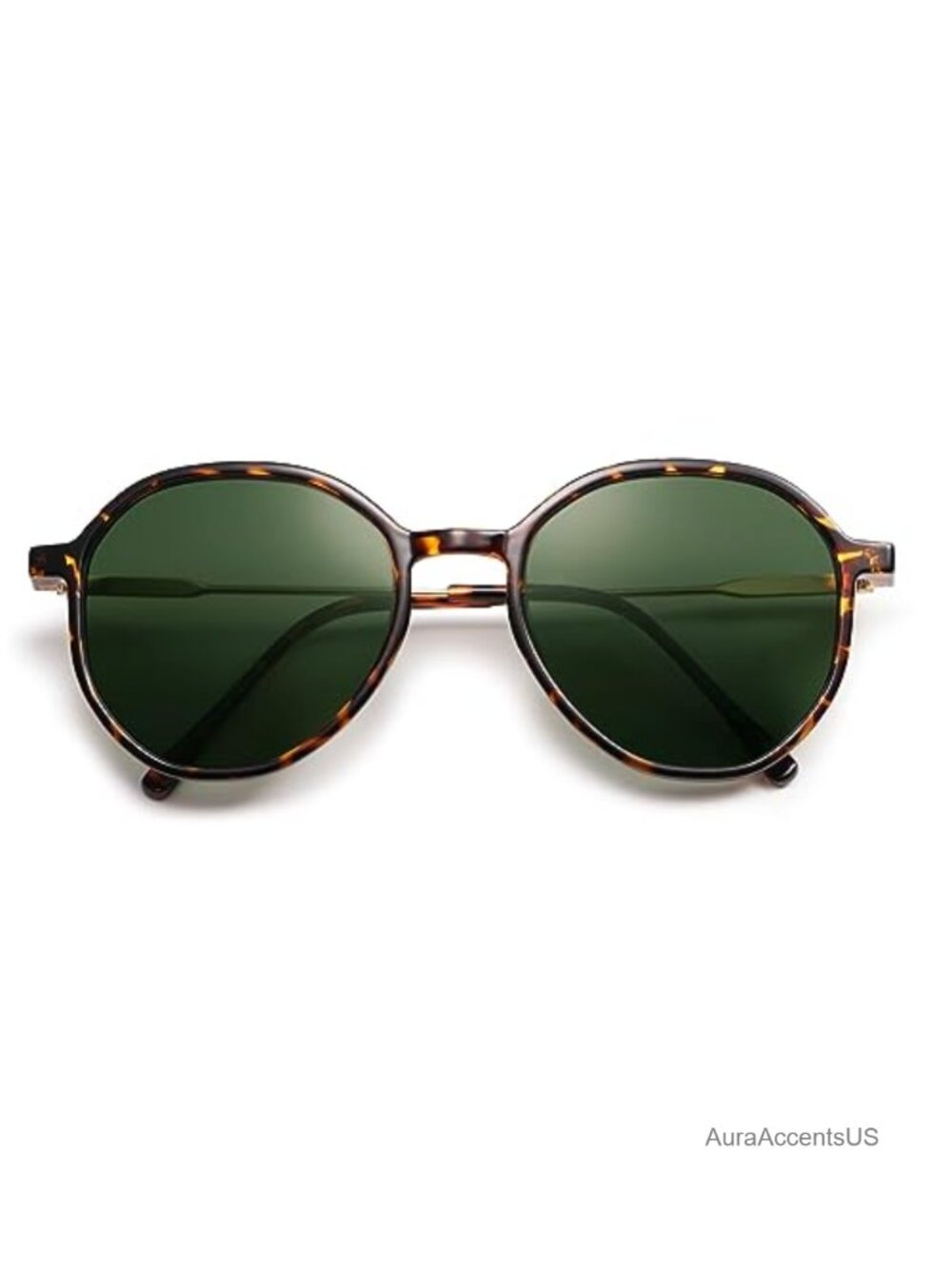 Hexagon Round Sunglasses Full Frame UV400 Protection Women's